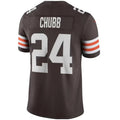 C.Browns #24 Nick Chubb Brown 1946 Collection Alternate Vapor Limited Football Jersey