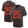 C.Browns #25 Andre Szmyt Player Brown Game Football Jersey