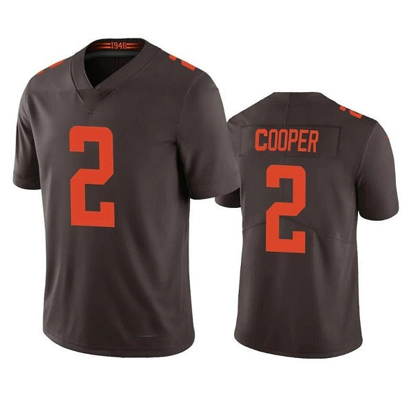 C.Browns #2 Amari Cooper Brown Color Rush Vapor Untouchable Limited Stitched Football Jersey