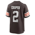 C.Browns #2 Amari Cooper Brown Player Game Jersey Stitched American Football Jersey