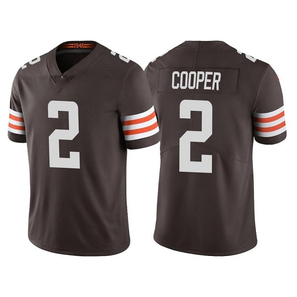 C.Browns #2 Amari Cooper Brown Vapor Untouchable Limited Stitched Football Jersey