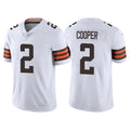 C.Browns #2 Amari Cooper White Vapor Untouchable Limited Stitched Football Jersey