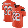 C.Browns #32 Jim Brown Orange Alternate Stitched Vapor Untouchable Limited Football Jersey