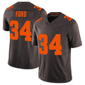 C.Browns #34 Jerome Ford Brown 2025 F.U.S.E. Alpha Dawg Limited Stitched Football Jersey