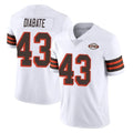 C.Browns #43 Mohamoud Diabate Player White Vapor Limited Football Jersey