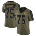 C.Browns #75 Joel Bitonio Player Salute To Service Limited Olive Football Jersey