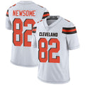 C.Browns #82 Ozzie Newsome White Men's Stitched Vapor Untouchable Limited Football Jersey