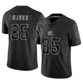 C.Browns #85 David Njoku Player Black RFLCTV Limited Football Jersey