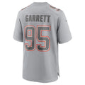 C.Browns #95 Myles Garrett Player Gray Fashion Game Football Jersey