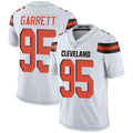 C.Browns #95 Myles Garrett White Stitched Vapor Untouchable Limited Football Jersey