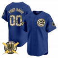 Chicago Cubs Armed Forces Day Vapor Premier Limited Custom Jersey – Royal Baseball Jersey