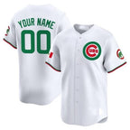 Chicago Cubs Mexico Vapor Premier Limited Custom Jersey V3 – All Stitched-White Baseball Jersey