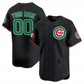 Chicago Cubs Mexico Vapor Premier Limited Custom Jersey V3 – Black Baseball Jersey