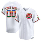 Chicago Cubs Mexico Vapor Premier Limited Custom Jersey – All Stitched-White Baseball Jersey