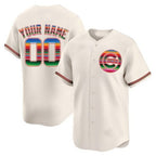 Chicago Cubs Mexico Vapor Premier Limited Custom Jersey – Cream Baseball Jersey