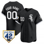 Chicago White Sox 2024 Jackie Robinson Patch Vapor Premier Limited Custom Jersey – Black Baseball Jersey