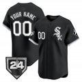 Chicago White Sox 2024 Spring Training Patch Vapor Premier Limited Custom Jersey – Black Baseball Jersey