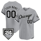 Chicago White Sox 2024 Spring Training Patch Vapor Premier Limited Custom Jersey – Gray Baseball Jersey