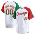 Chicago White Sox Mexico Vapor Premier Limited Custom Jersey V3- White Baseball Jersey