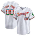 Chicago White Sox Mexico Vapor Premier Limited Custom Jersey V3- White Baseball Jersey