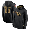 Custom A.Cardinals Black Salute to Service Hoodies Any Name & Numbers Stitched Football Jersey