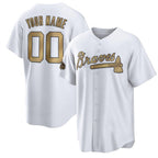 Custom Atlanta Braves Active Player 2022 All-Star Cool Base White Stitched Baseball Jersey