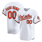 Custom Baltimore Orioles White Home Limited Baseball Jersey HELVY