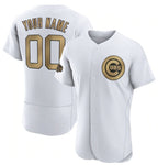 Custom Chicago Cubs Active Player White 2022 All-Star Flex Base Stitched Baseball Jersey