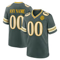 Custom GB.Packers Green 2026 Rivalries Collection Game Football Jersey