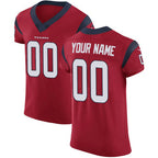 Custom H.Texans Red Alternate Vapor Untouchable Elite Jersey