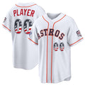 Custom Houston Astros 2026 All-Star Edition Stars & Stripes White Stadium Pick-A-Player Baseball Jersey