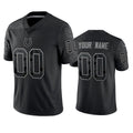 Custom IN.Colts Active Player Black Reflective Limited Stitched Jersey