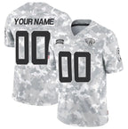 Custom J.Jaguars Active Player 2024 F.U.S.E Arctic Camo Salute To Service Limited Stitched Jersey