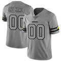 Custom LA.Chargers 2019 Gray Gridiron Gray Vapor Untouchable Limited Jersey
