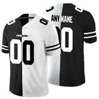 Custom LA.Chargers Black And White Split Vapor Untouchable Limited Jersey
