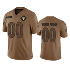 Custom LA.Rams Active Player 2023 Brown Salute To Setvice Limited Stitched Jersey
