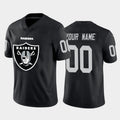 Custom LV.Raiders Black Team Big Logo Vapor Untouchable Limited Jersey