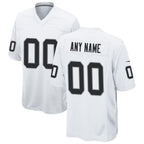 Custom LV.Raiders White Game Jersey