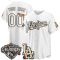 Custom Los Angeles Dodgers White Halloween 2026 Baseball Jersey