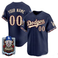 Custom Los Angeles Dodgers x Dia De Los Muertos Navy 2026 Baseball Jersey