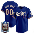 Custom Los Angeles Dodgers x Dia De Los Muertos Royal 2026 Baseball Jersey