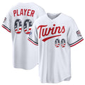 Custom Minnesota Twins 2026 All-Star Edition Stars & Stripes White Stadium Pick-A-Player Baseball Jersey