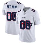 Custom NE.Patriots White Team Big Logo Vapor Untouchable Limited Jersey