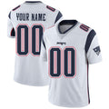 Custom NE.Patriots White Vapor Untouchable Player Limited Jersey
