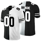 Custom NO.Saints Black And White Split Vapor Untouchable Limited Jersey