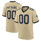 Custom NO.Saints Gold Gameday Golds Alternate Game Jersey
