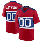 Custom NY.Giants Century Red Alternate Game Jersey