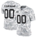 Custom NY.Jets Active Player 2024 F.U.S.E Arctic Camo Salute To Service Limited Stitched Jersey