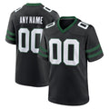Custom NY.Jets Legacy Black Alternate Game Jersey