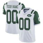 Custom NY.Jets Road White Vapor Untouchable Limited Jersey